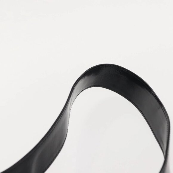 GUCCI Bamboo Hand Bag Nylon 2way Black Silver 001 1998 1577 Auth 147488 - Picture 11 of 14